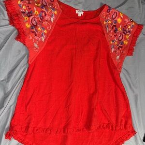 Umgee Embroidered Women's Top